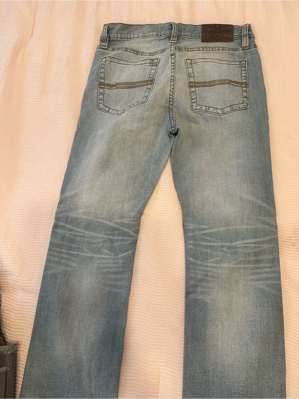 Cody James Men's Light Blue Bootcut Jeans - Classic Comfortable Fit